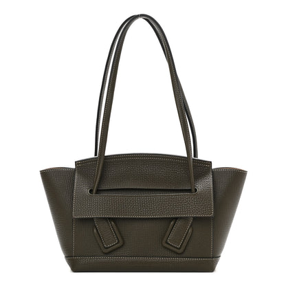 Bottega Veneta Grainy Calfskin Small Arco Kaki 1 of 12
