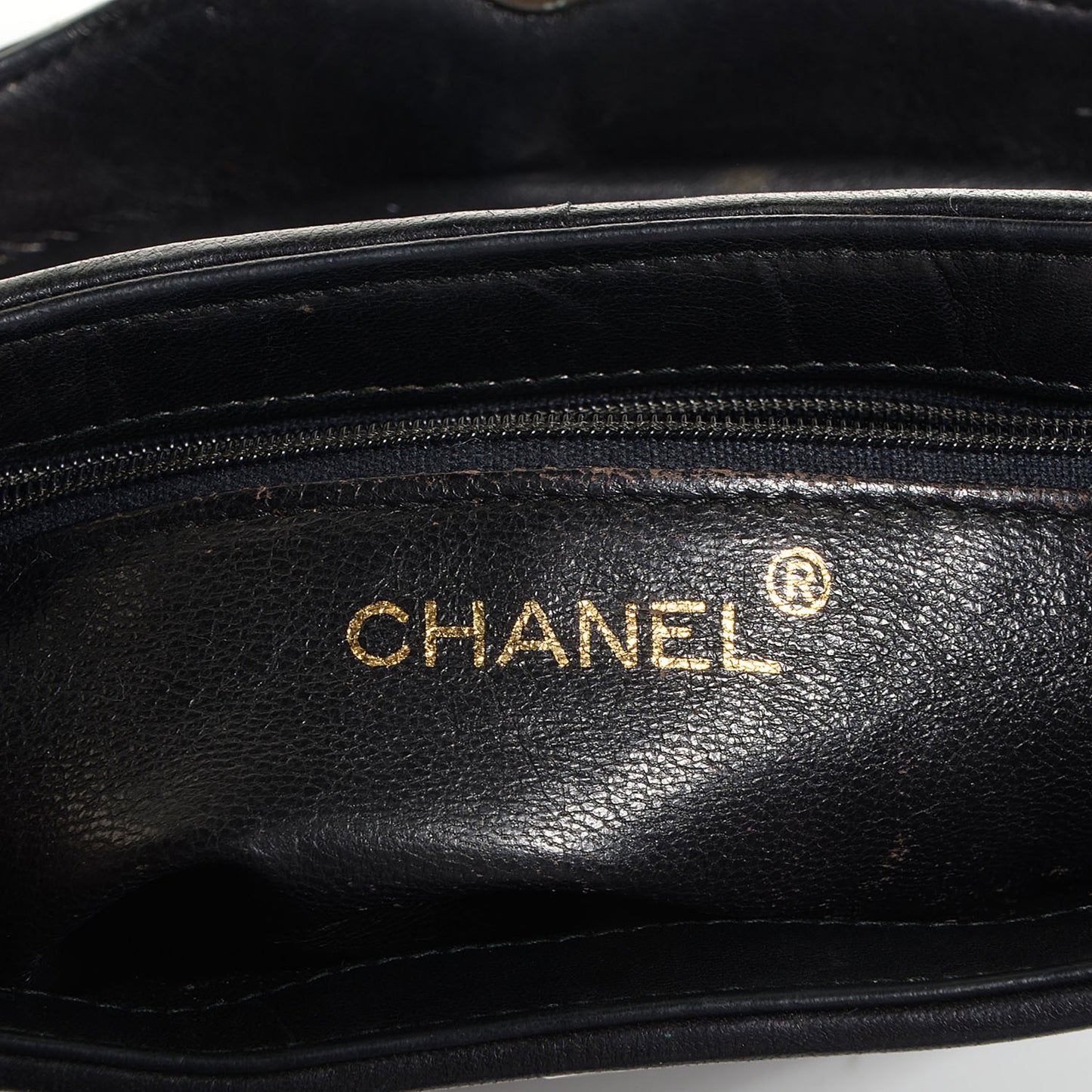 Lambskin Quilted Shoulder Bag Black