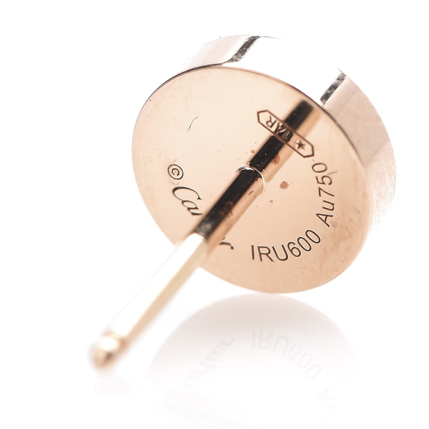 18K Pink Gold LOVE Earrings