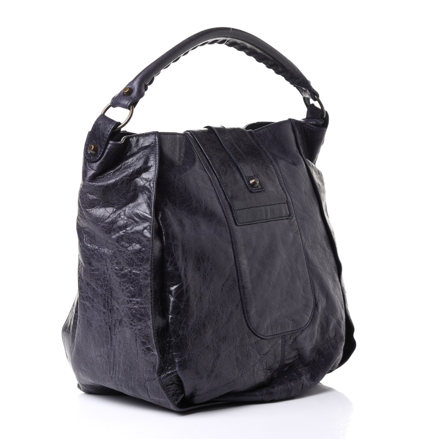 Balenciaga Chevre Shrug Hobo Ink 2 of 9