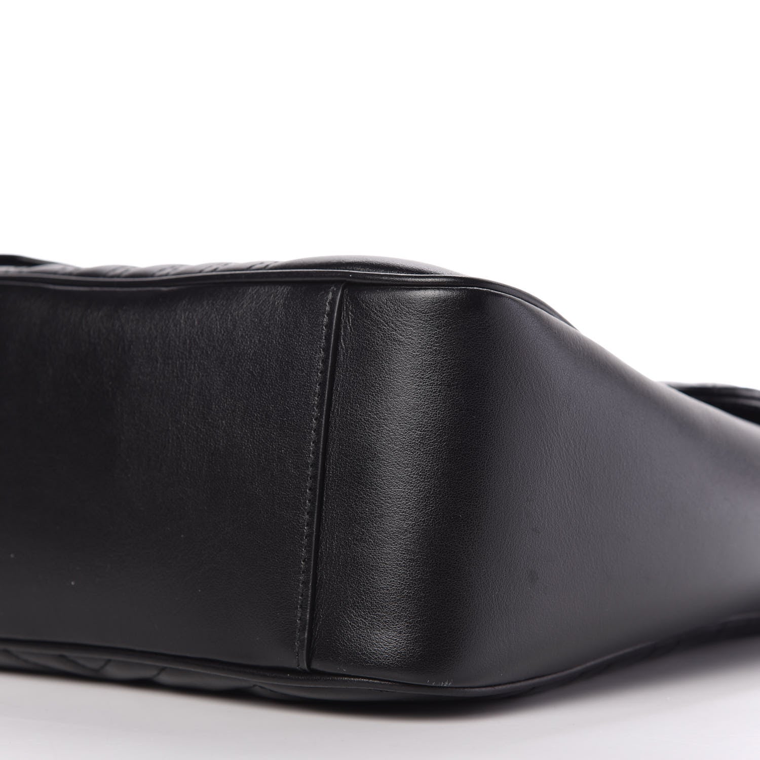 Gucci Calfskin Matelasse Large GG Marmont Shoulder Bag Black 8 of 11