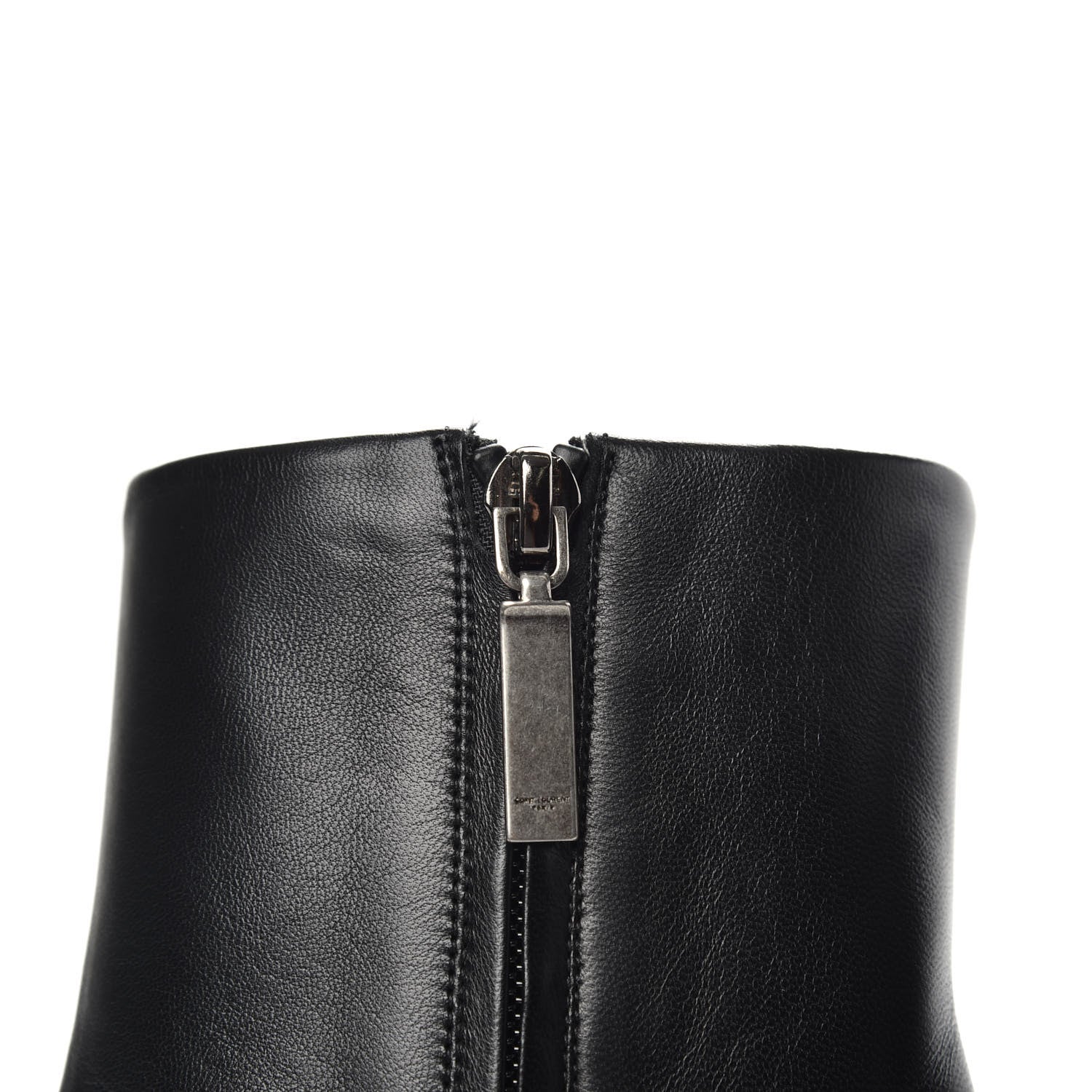 Saint Laurent Nappa Vendome Loulou Ankle Zip Boot 39.5 Black 9 of 10