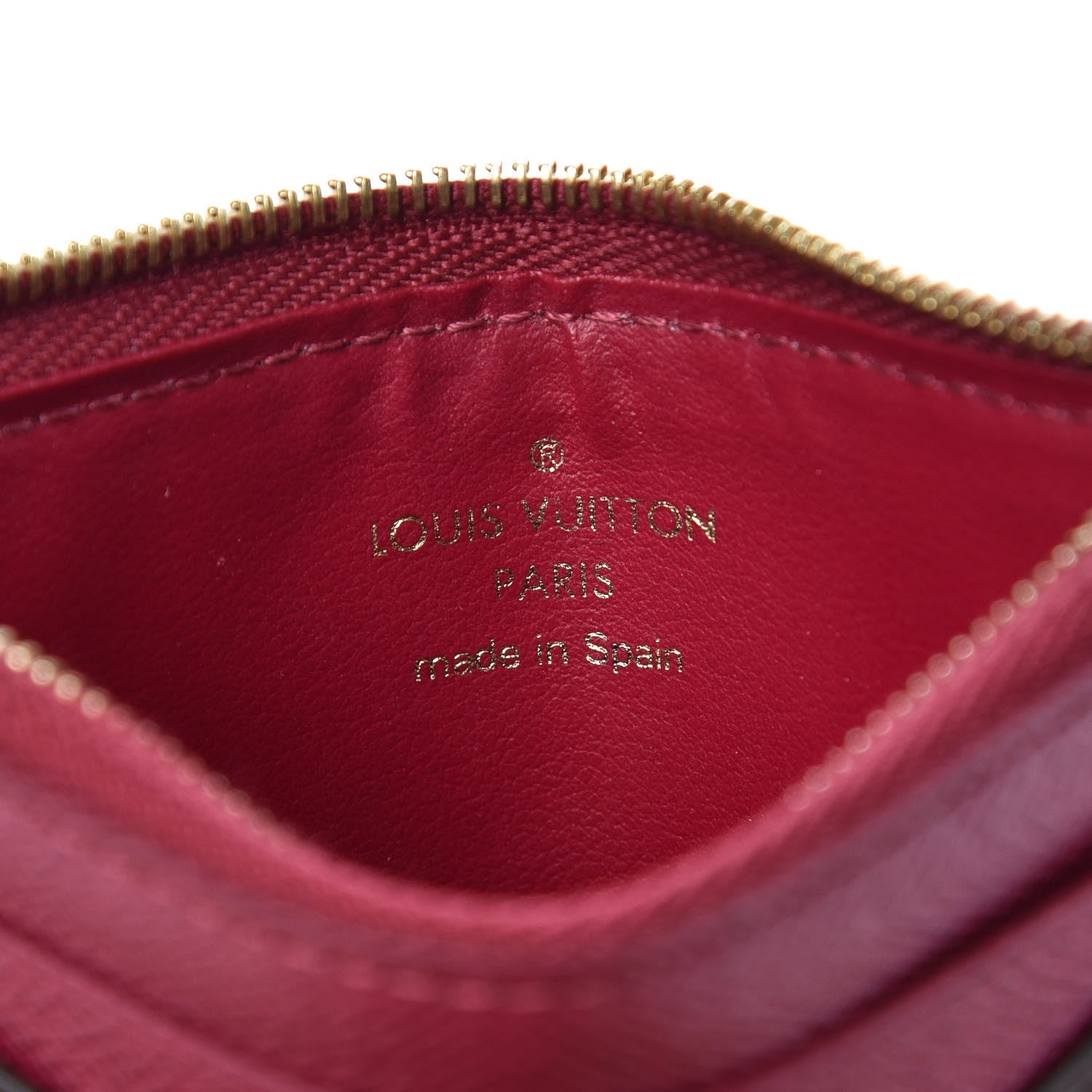 Louis Vuitton Monogram Zipped Card Holder Fuchsia 6 of 7