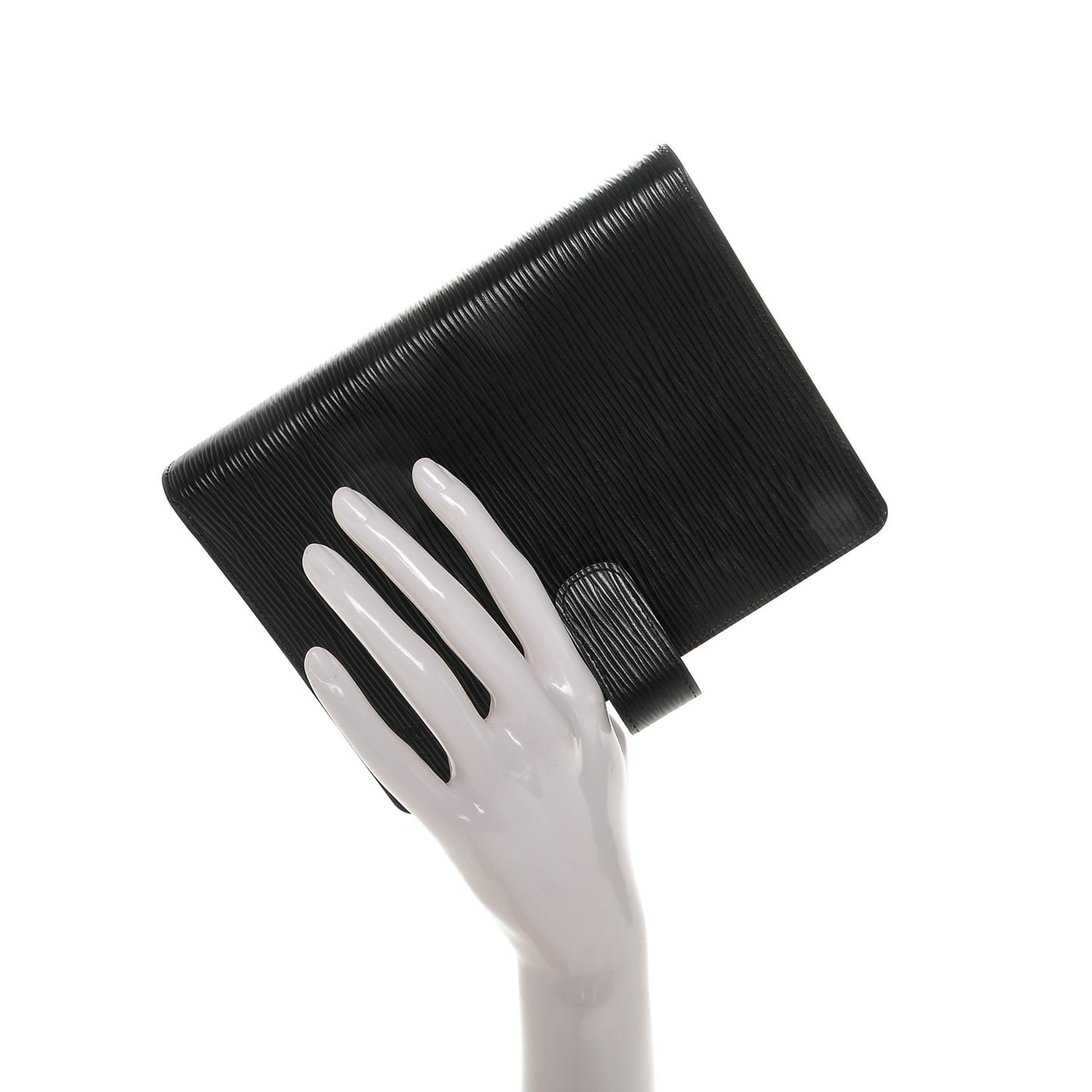 Epi Medium Ring Agenda Cover Black