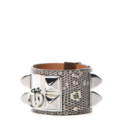 Hermes Lizard Collier De Chien CDC Bracelet S Ombre 1 of 9