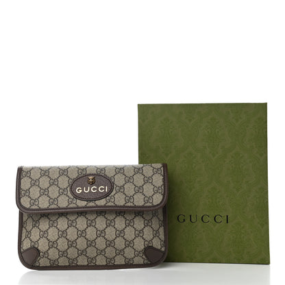 Gucci GG Supreme Monogram Neo Vintage Web Belt Bag Brown 11 of 11