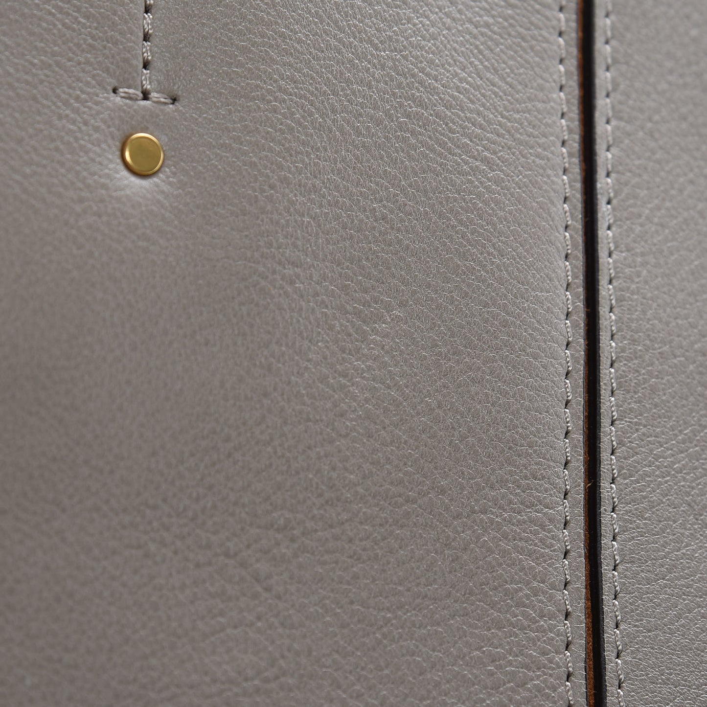 Smooth Calfskin Medium Milo Shopping Tote Motty Grey