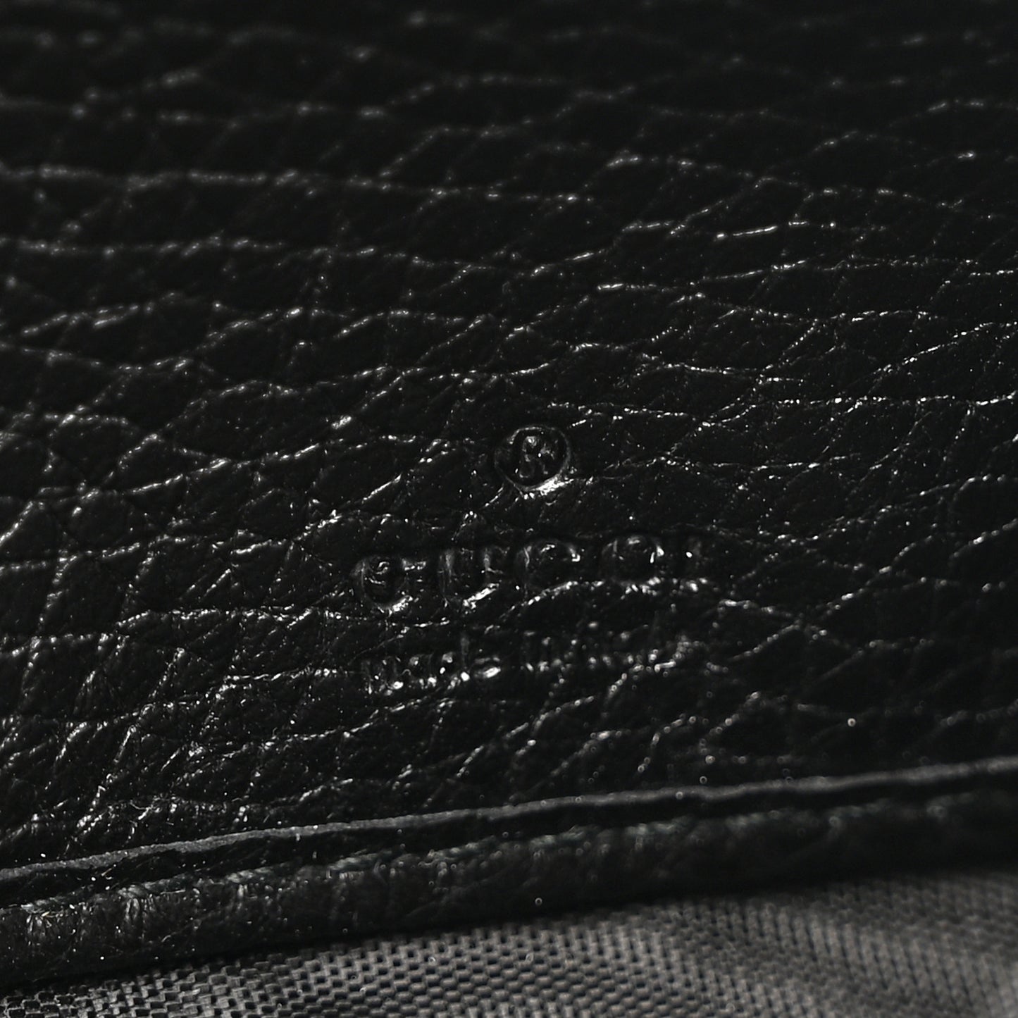 Calfskin Animalier Continental Wallet Black
