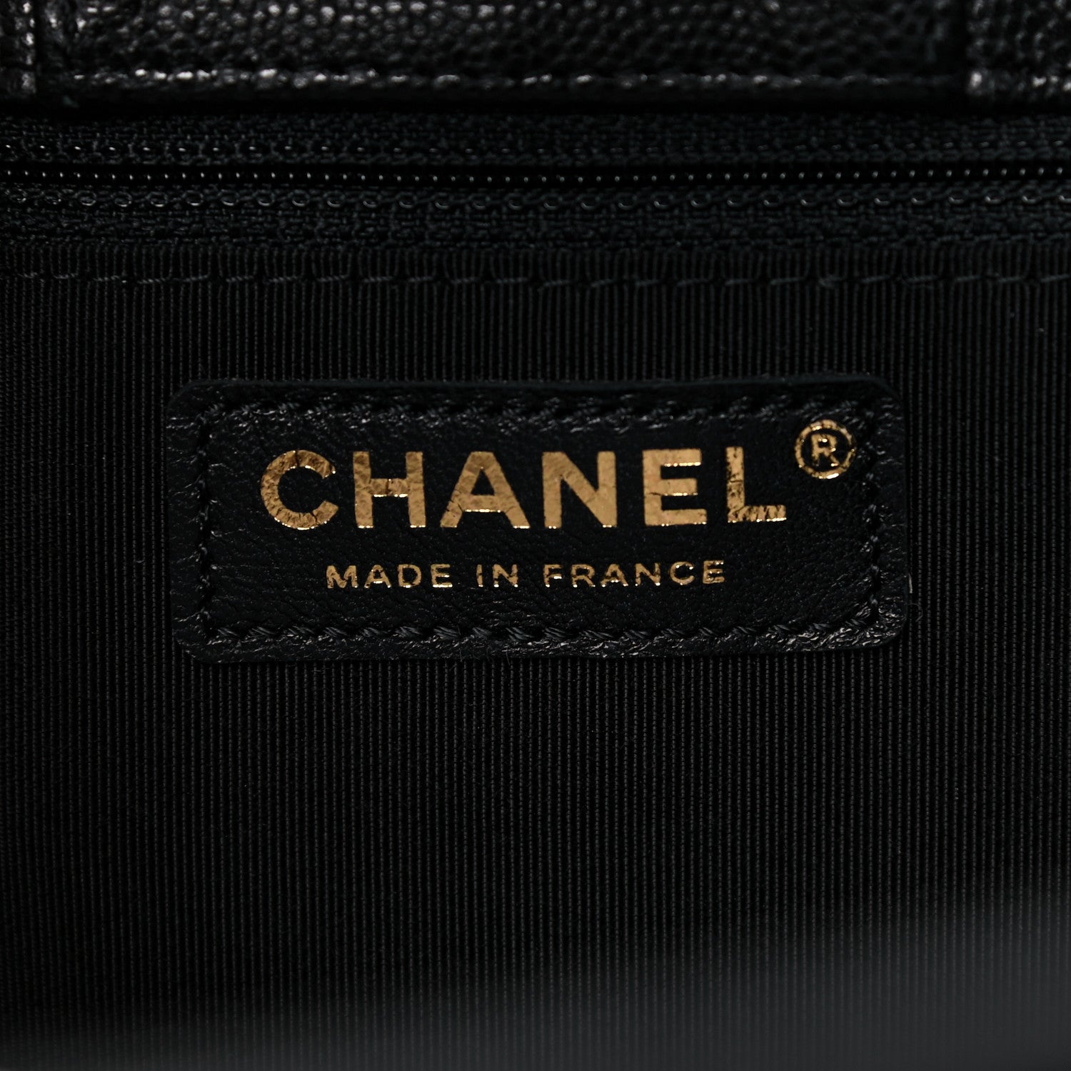 Chanel Caviar Quilted Large Shopping Tote Black 6 of 10