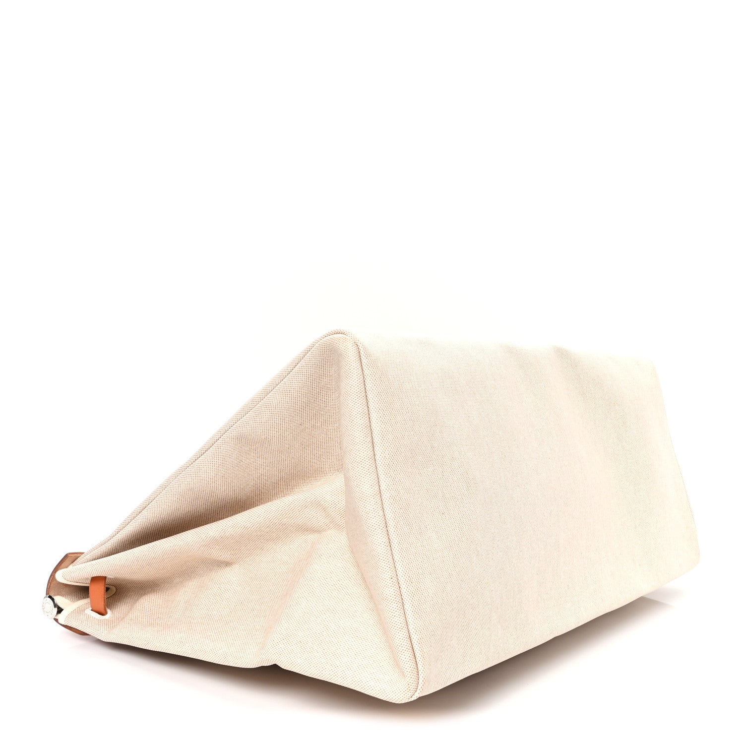 Hermes Toile Vache Calfskin Herbag 50 Natural 3 of 11