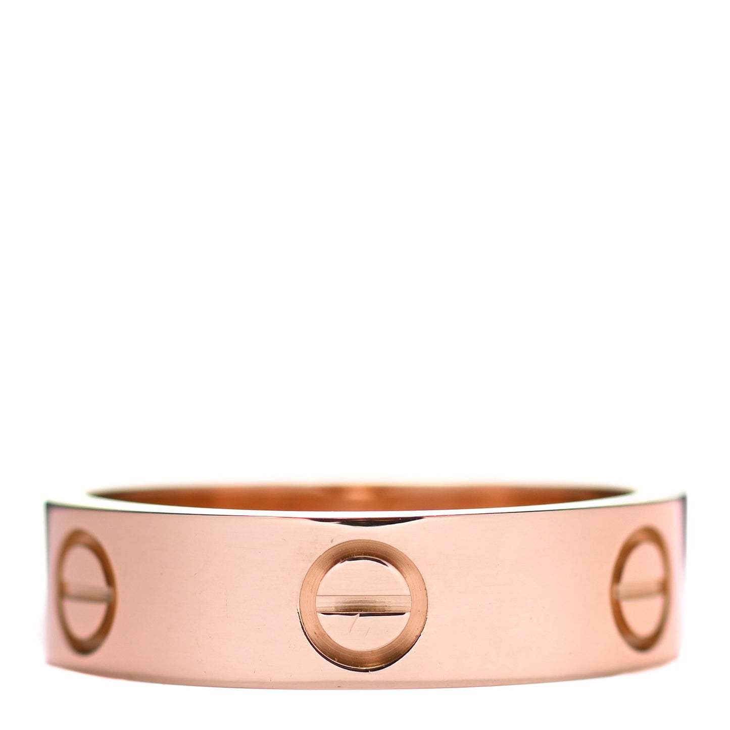 18K Pink Gold 5.5mm LOVE Ring 56 7.75