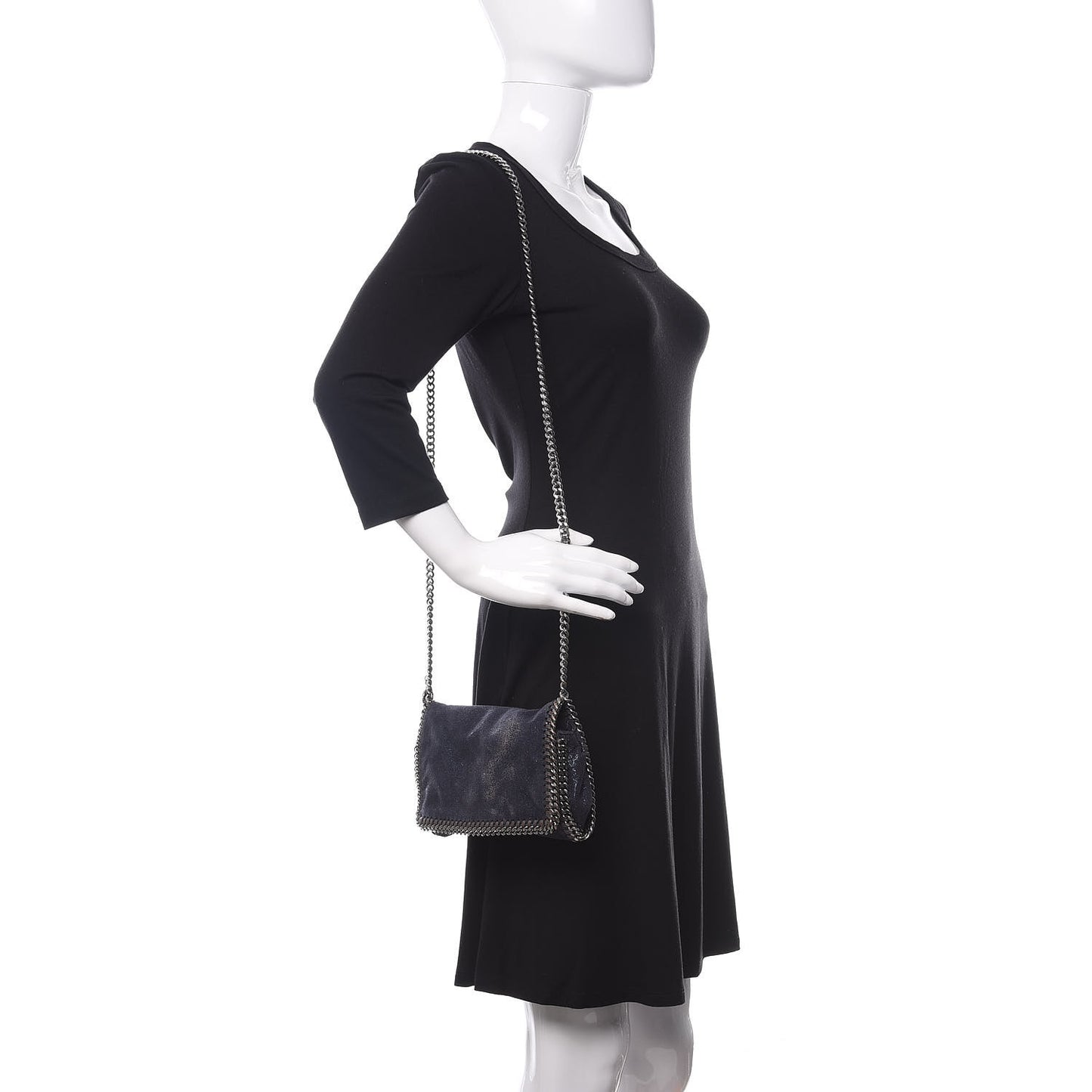 Shaggy Deer Falabella Crossbody Bag Navy