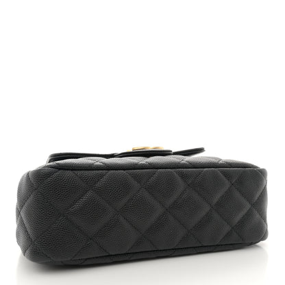 Chanel Caviar Quilted Small Wavy CC Hobo Black 4 of 10
