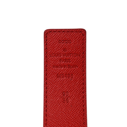 Louis Vuitton Monogram 30mm LV Initiales Reversible Belt 90 36 Coquelicot 3 of 5