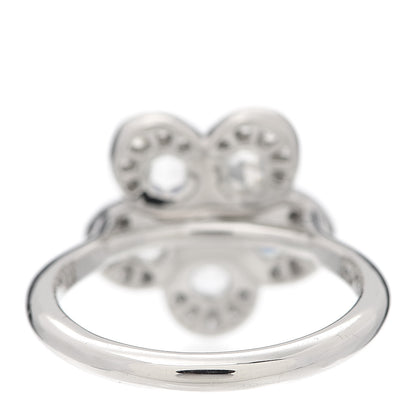 Tiffany Platinum Diamond Enchant Flower Ring 47 4 3 of 5