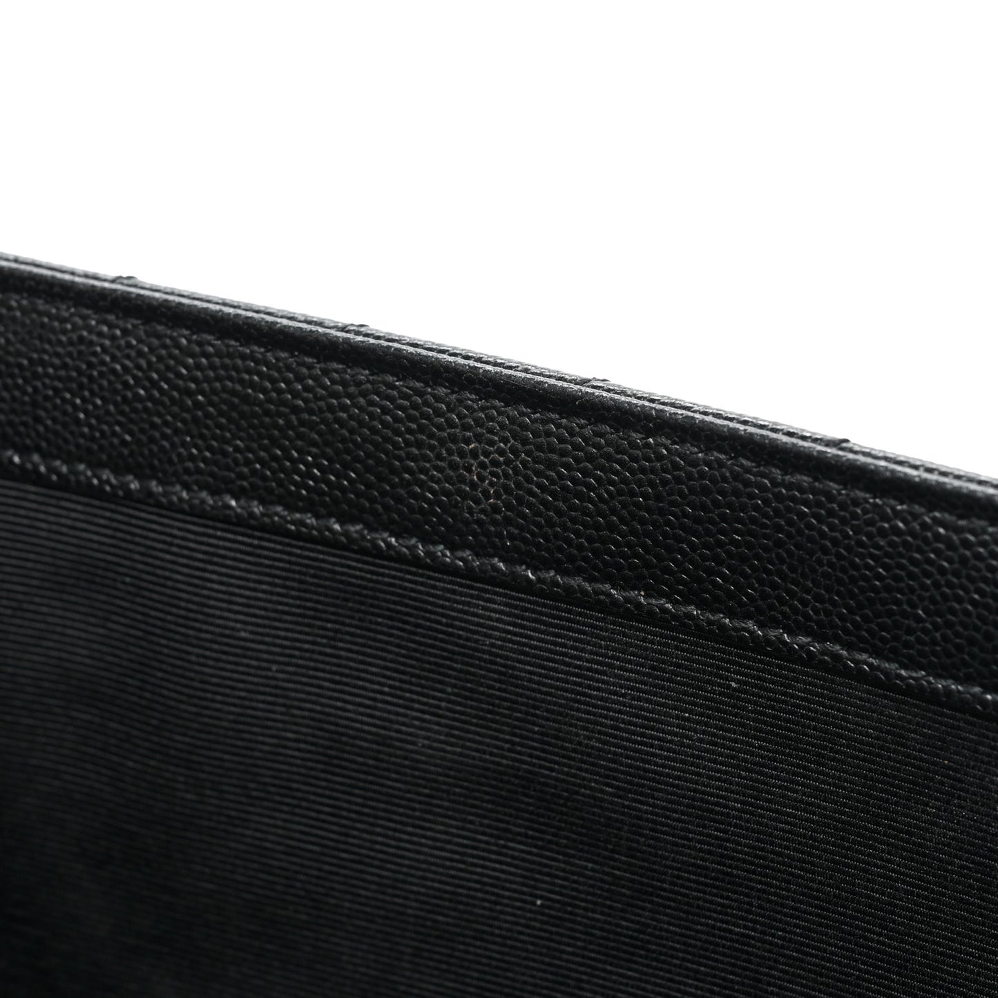 Grain De Poudre Matelasse Chevron Large Monogram Satchel Black