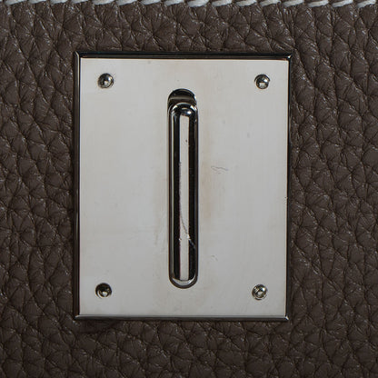 Hermes Taurillon Clemence Jypsiere 28 Etoupe 9 of 18