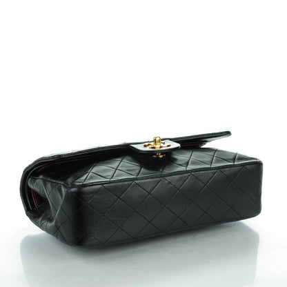 Chanel Lambskin Quilted Medium Double Flap Dark Green 4 of 8