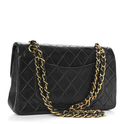 Chanel Lambskin Quilted Small Double Flap Black 3 of 12