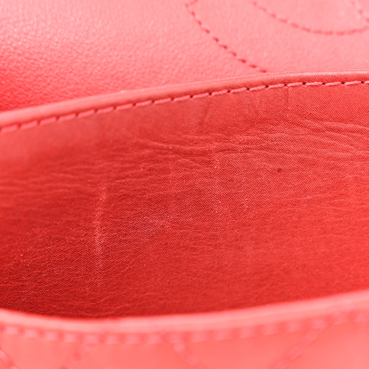 Chanel Iridescent Calfskin Quilted 2.55 Reissue 226 Flap Red 12 of 15