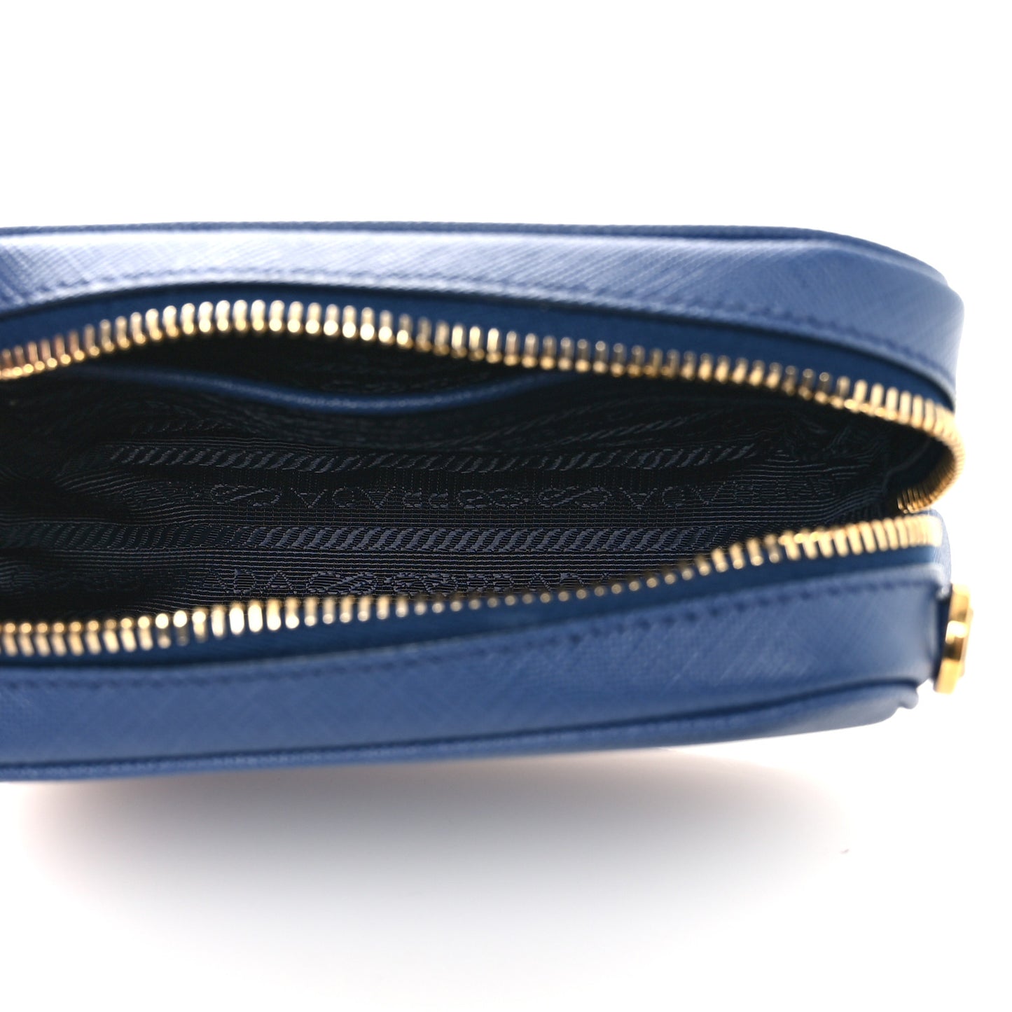 Saffiano Mini Camera Crossbody Bag Bleuette
