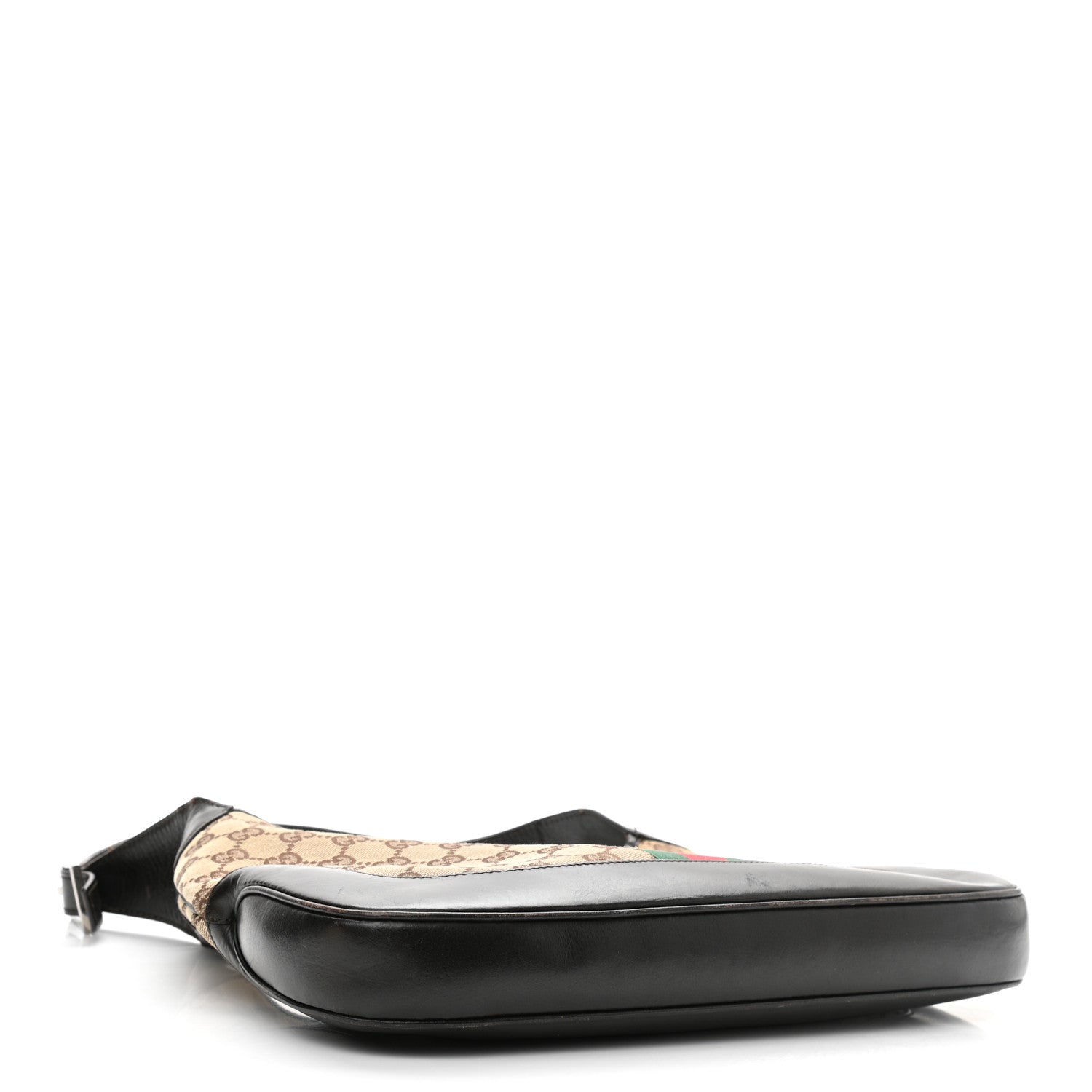 Gucci Monogram Web Jackie O Hobo Dark Brown 4 of 15