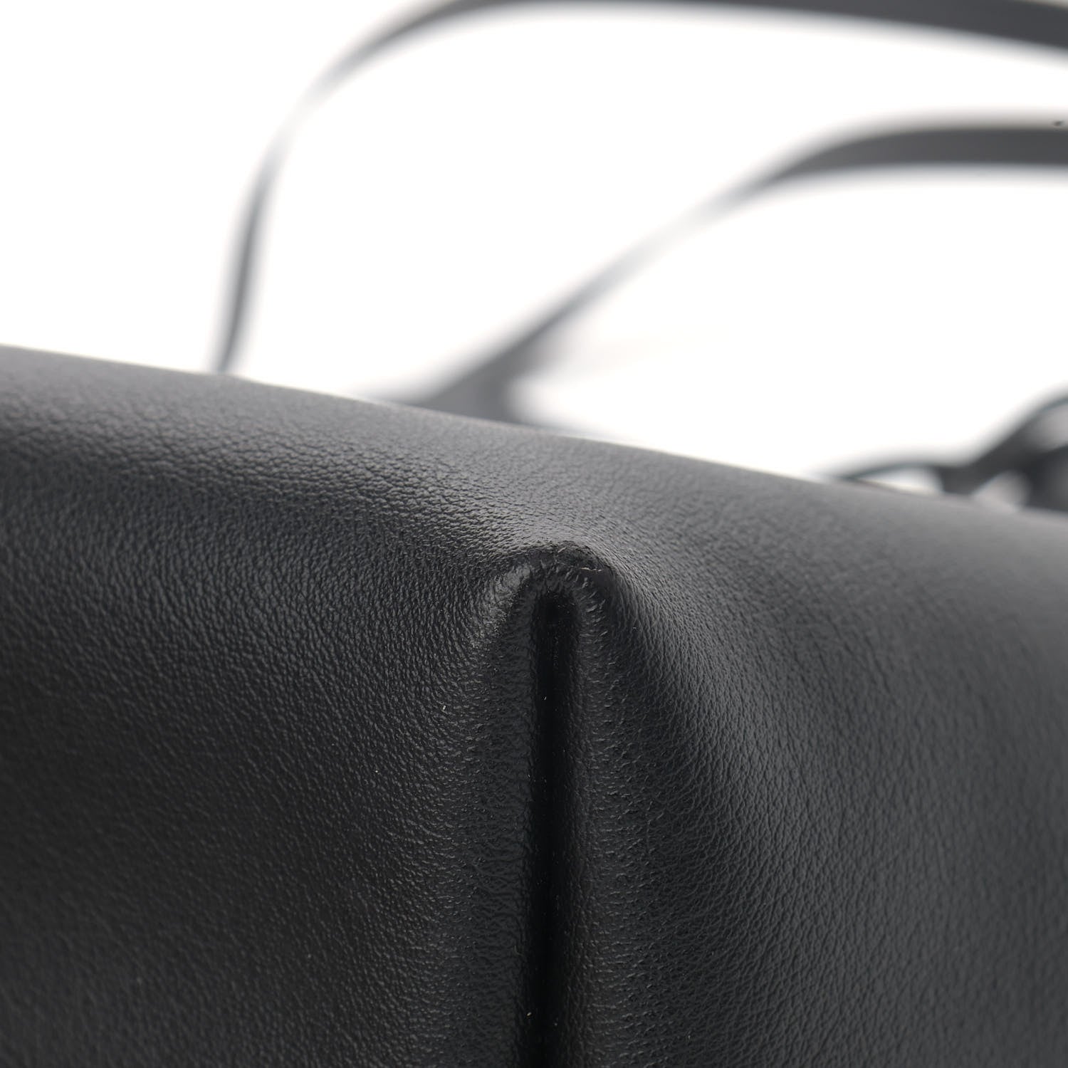 Saint Laurent Calfskin Large Shopping Tote Black 12 of 13