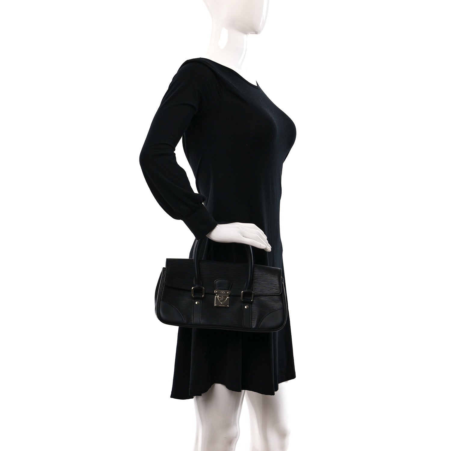 Louis Vuitton Epi Segur PM Black 2 of 8