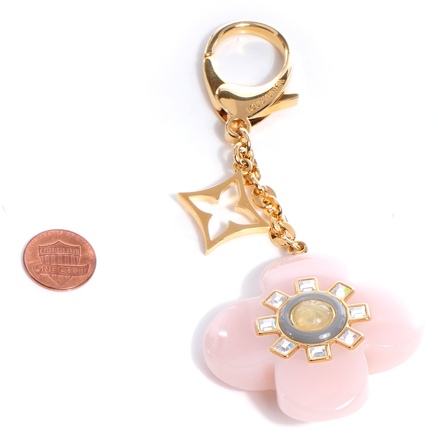 Louis Vuitton Fleur d'Etoile Bag Charm Rose 2 of 6
