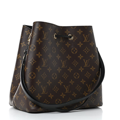 Louis Vuitton Monogram Neonoe MM Black 2 of 5