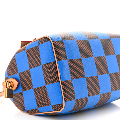 Louis Vuitton Damier Pop Speedy Bandouliere 25 Blue 8 of 9