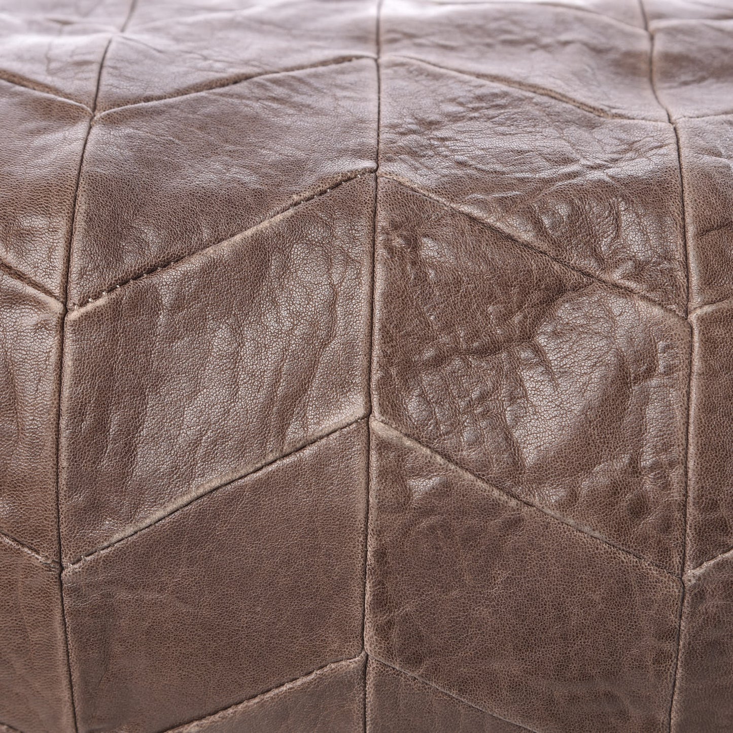 Nappa Chevron Grommet Tote