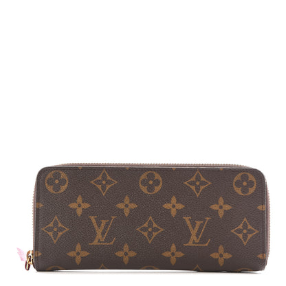 Louis Vuitton Monogram Clemence Wallet Fuchsia 1 of 10