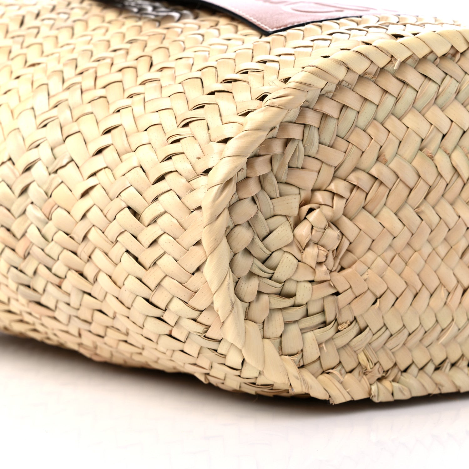 Loewe Raffia Small Basket Tote Bag Natural Tan 7 of 9