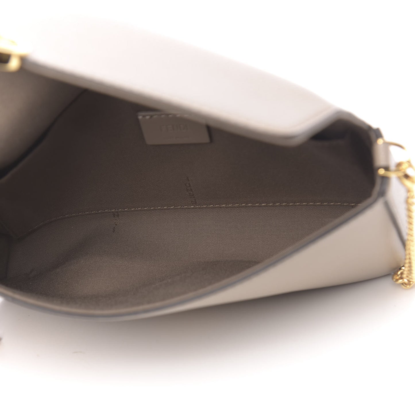 Vitello Cruise F is Fendi Envelope Wallet on Chain with Pouches Tortora