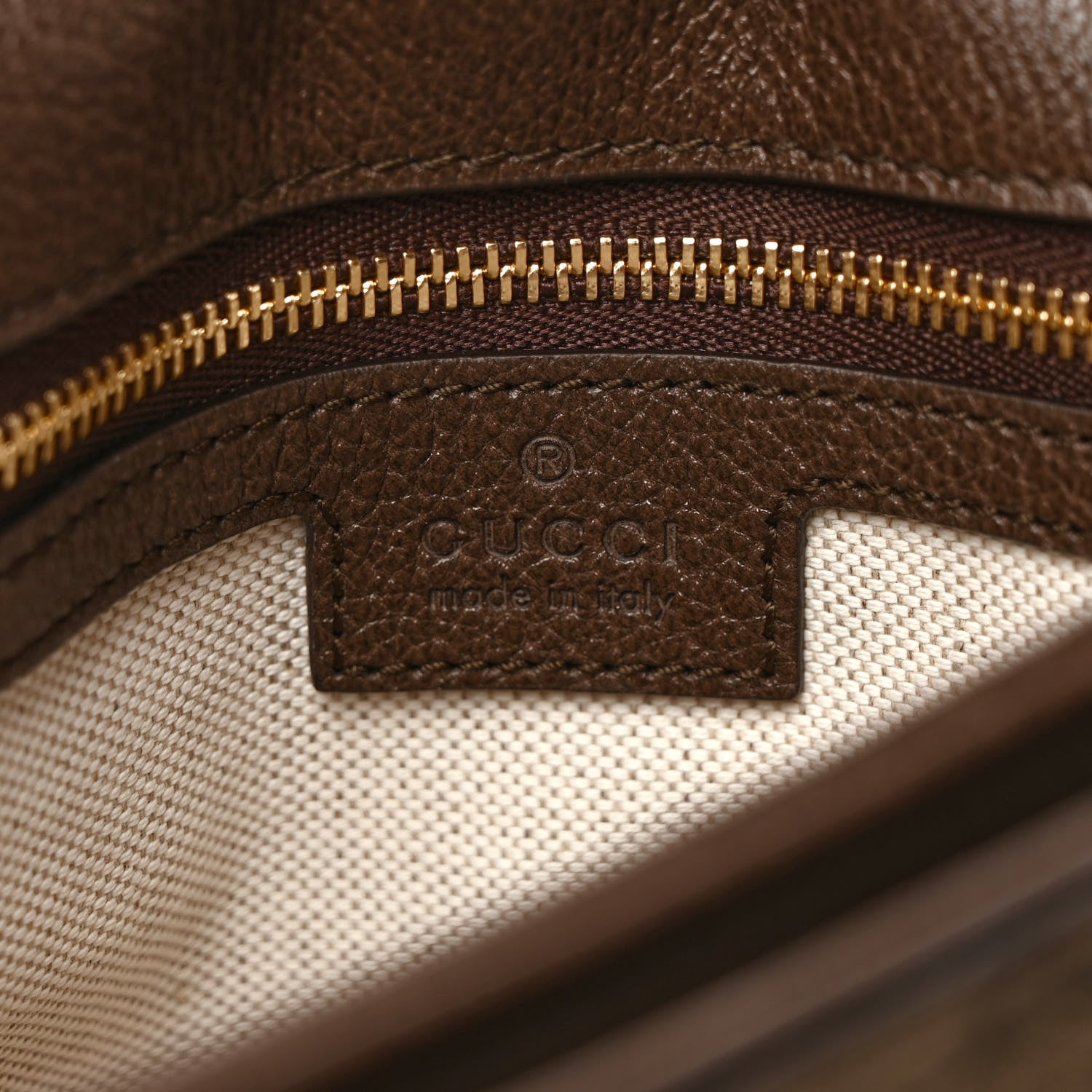 Gucci GG Supreme Monogram Textured Dollar Calfskin Web Medium Blondie Top Handle Shoulder Flap Bag Beige Ebony New Acero 7 of 9