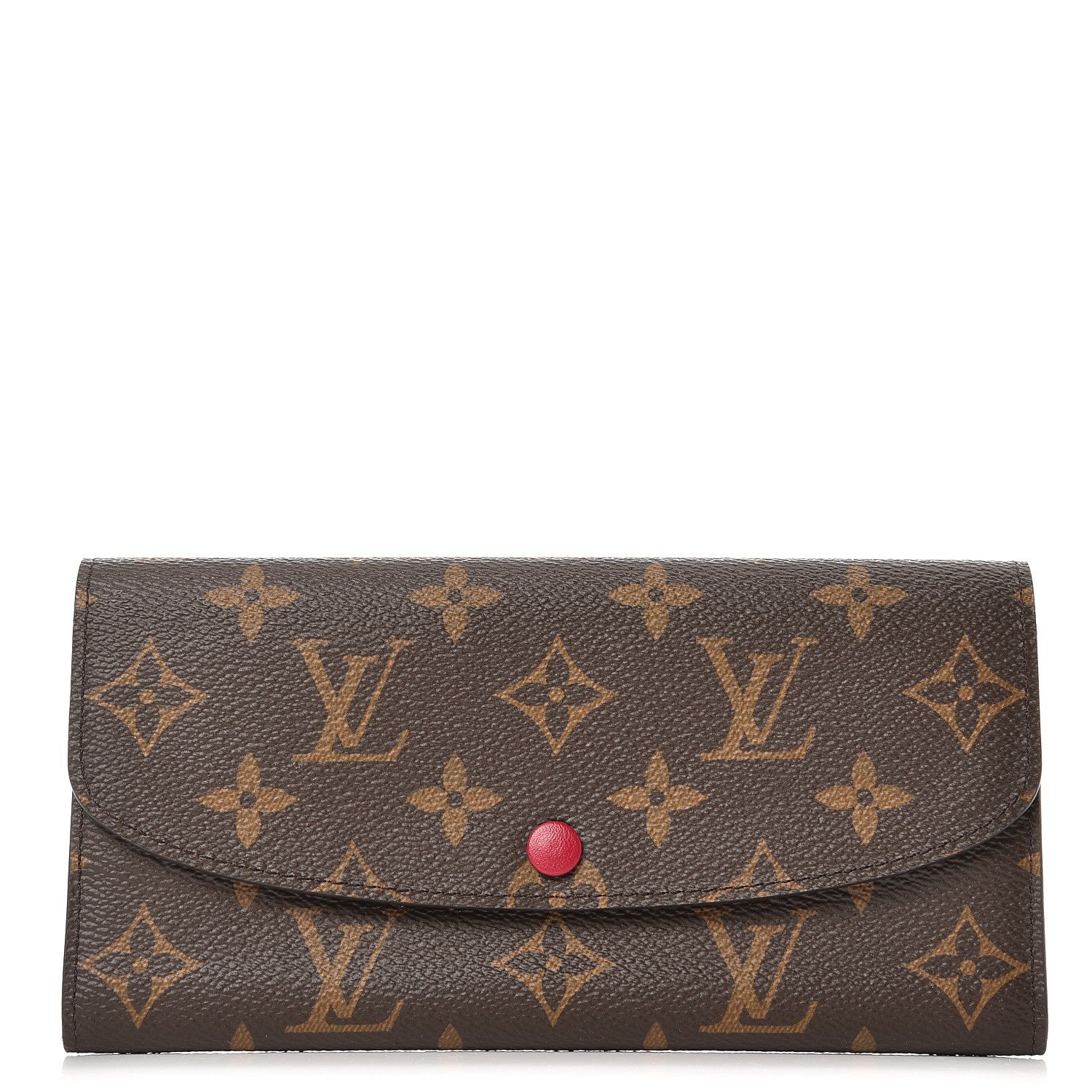 Louis Vuitton Monogram Emilie Wallet Fuchsia 1 of 7