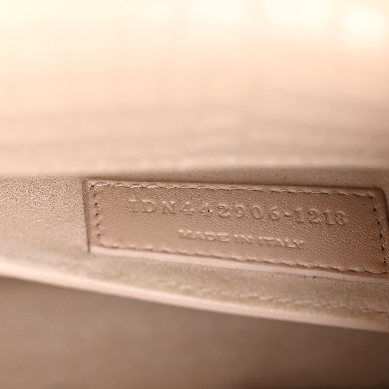 Saint Laurent Calfskin Crocodile Embossed Medium Monogram Sunset Rose Antic 7 of 15