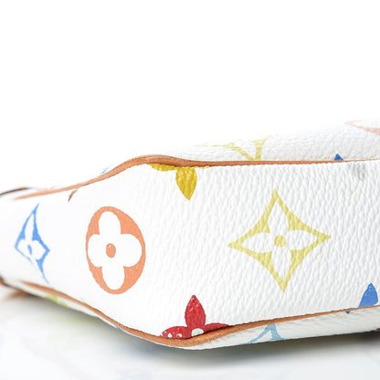 Louis Vuitton Monogram Multicolor Pochette Accessories White 6 of 14
