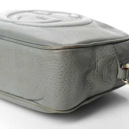Gucci Pebbled Calfskin Small Soho Disco Bag Light Blue 7 of 19