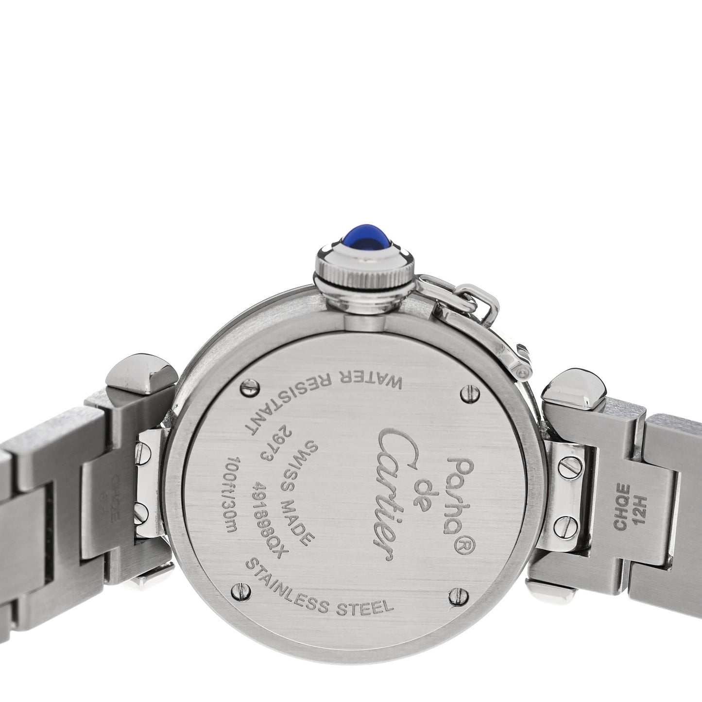 Stainless Steel 27mm Miss Pasha Quartz Watch Silver