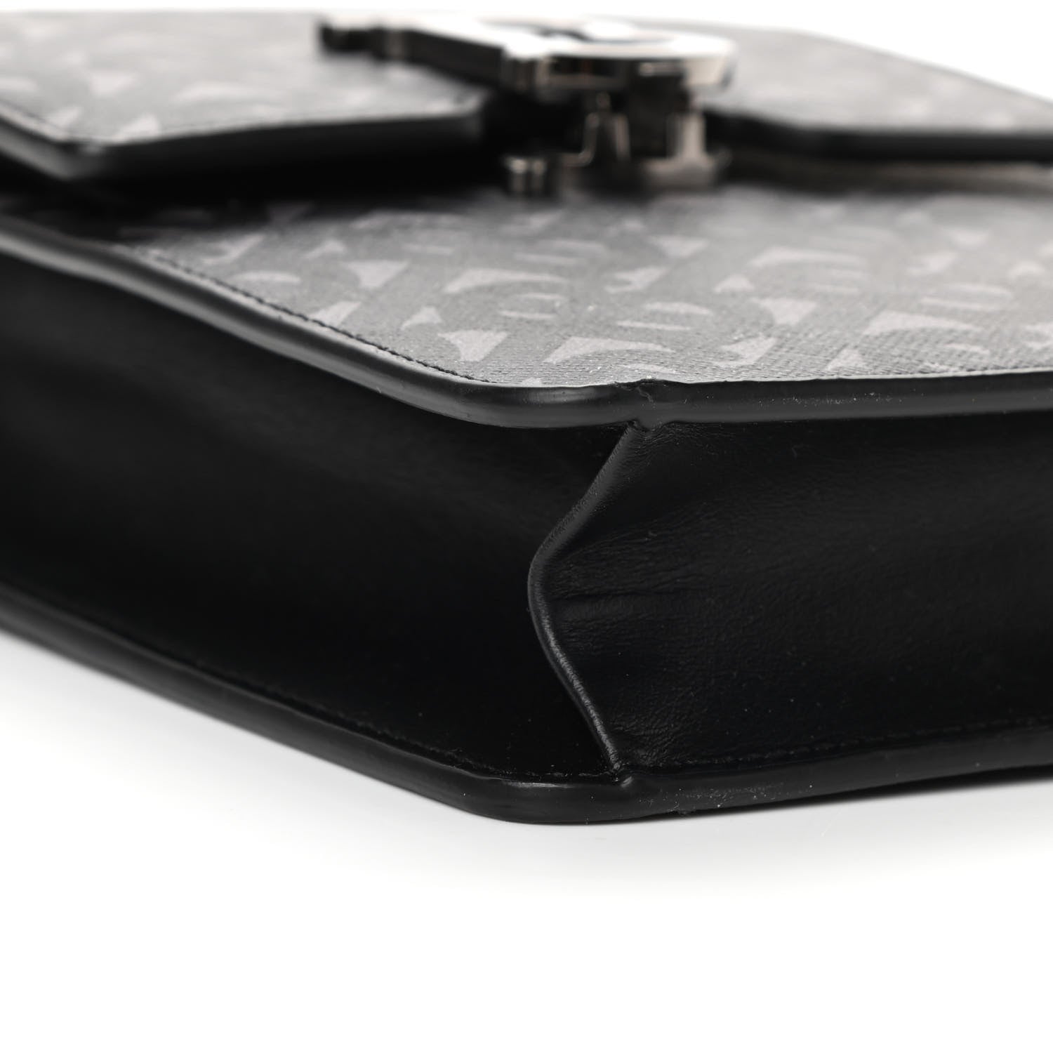 Burberry E-Canvas Monogram Robin Bag Black 8 of 9