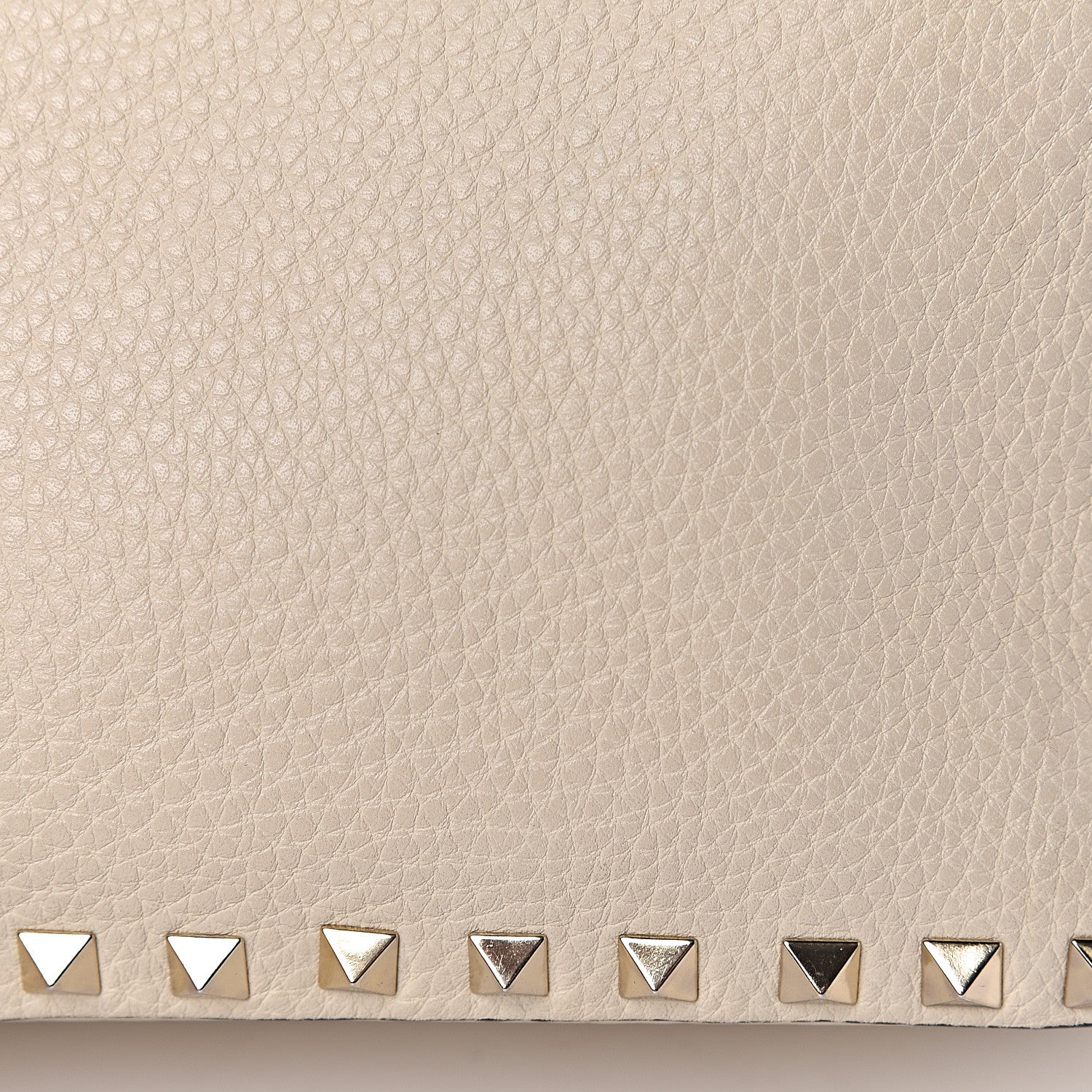Valentino Garavani Grained Calfskin Rockstud Camera Crossbody Bag Ivory 9 of 13