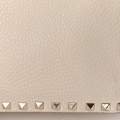 Valentino Garavani Grained Calfskin Rockstud Camera Crossbody Bag Ivory 9 of 13