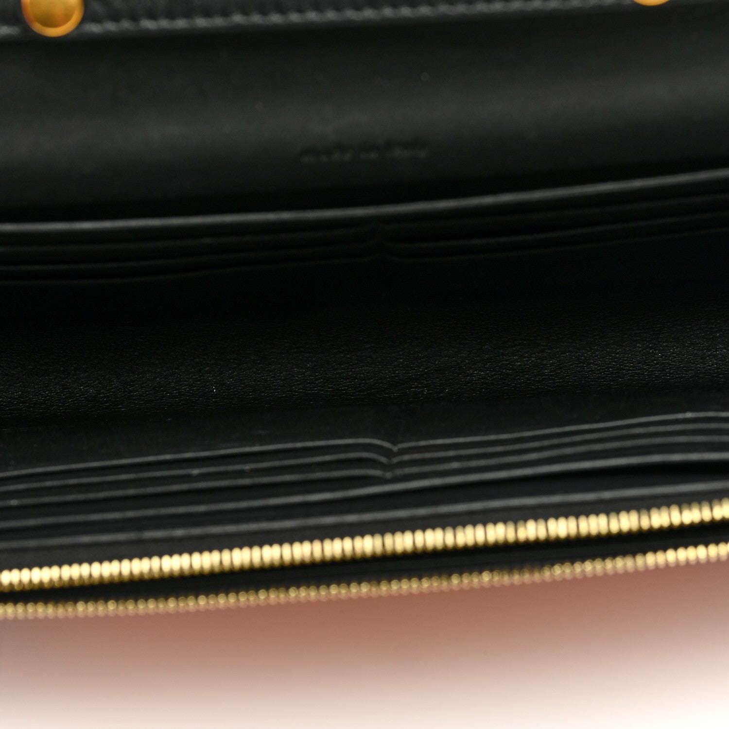 Celine Smooth Calfskin Tri-Color Clutch on a Chain Taupe 5 of 10