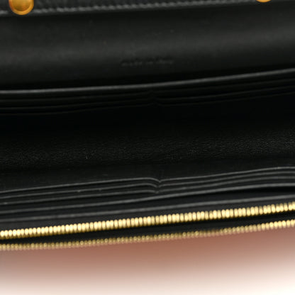 Celine Smooth Calfskin Tri-Color Clutch on a Chain Taupe 5 of 10