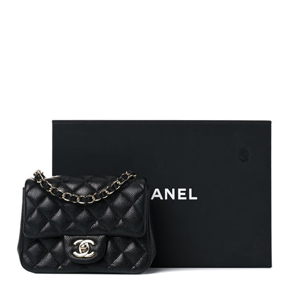 Chanel Caviar Quilted Mini Square Flap Black 11 of 11