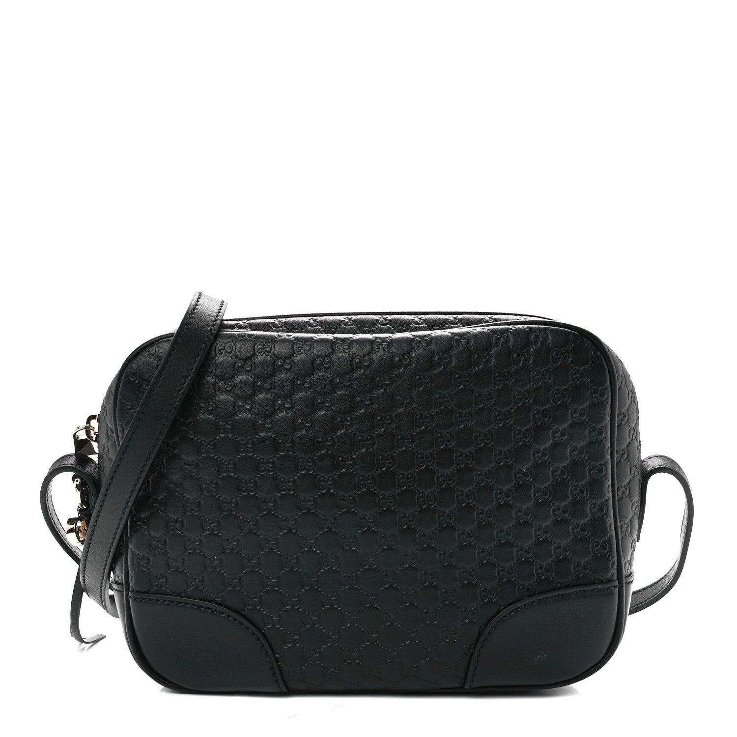 Gucci Microguccissima Mini Bree Messenger Bag Black 1 of 12