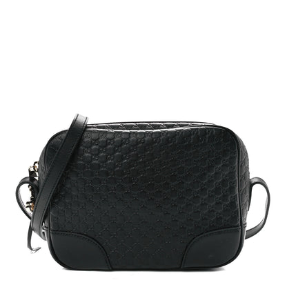 Gucci Microguccissima Mini Bree Messenger Bag Black 1 of 12