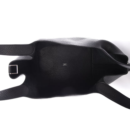 Hermes Taurillon Clemence Picotin Lock 26 GM Black 5 of 11